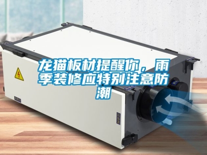 龍貓板材提醒你，雨季裝修應特別注意防潮